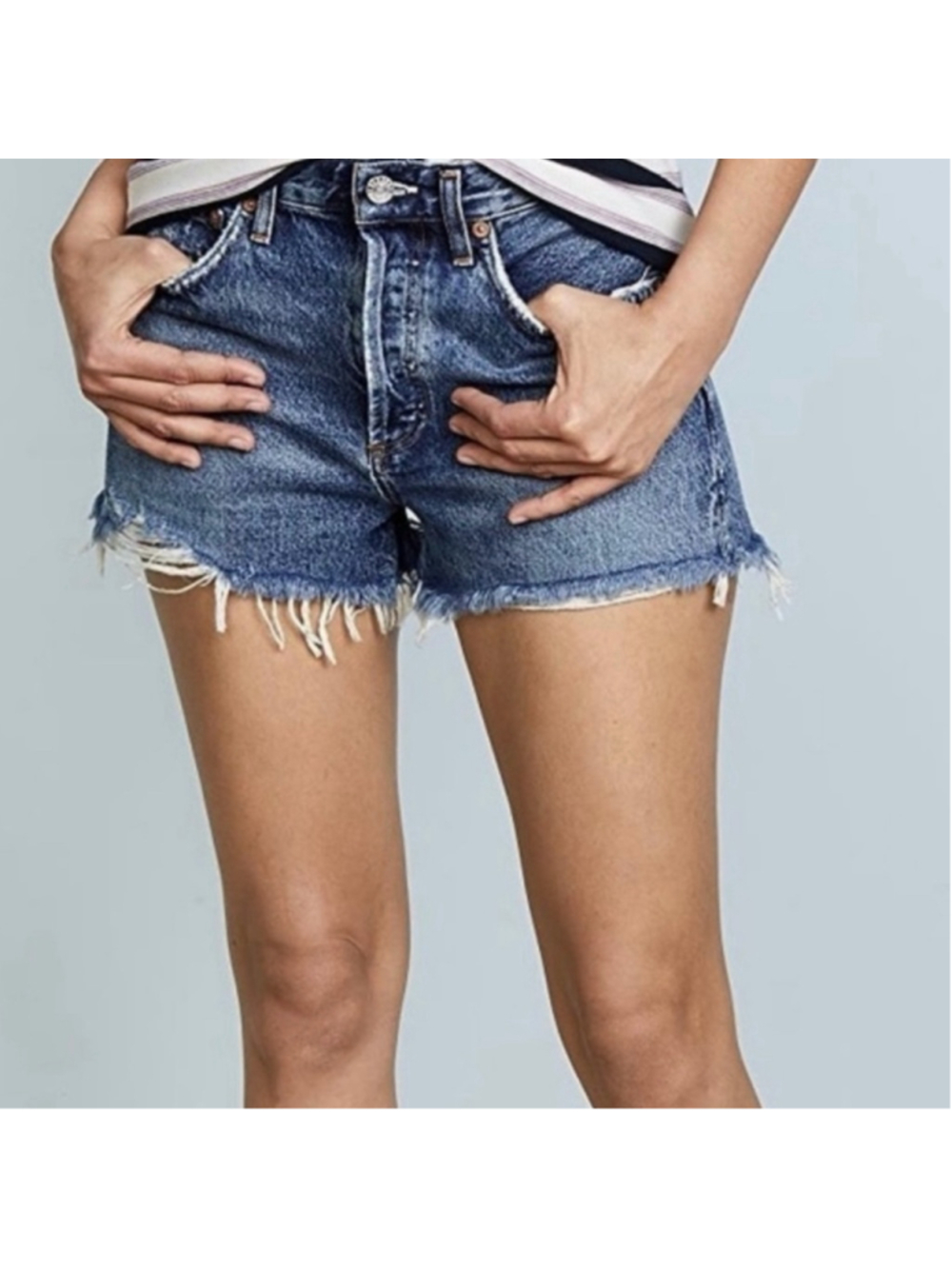AGOLDE Parker Vintage Cut Off Jean Shorts sz 29